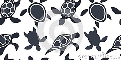 Exotic abstract turtles Vector Illustration